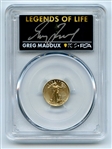 2021 $5 American Gold Eagle Type 2 PCGS PSA MS70 Legends of Life Greg Maddux