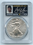 2020 $1 American Silver Eagle PCGS MS70 FDOI Legends of Life George Gervin