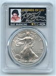 2020 $1 American Silver Eagle PCGS MS70 FDOI Legends of Life Ray Mancini