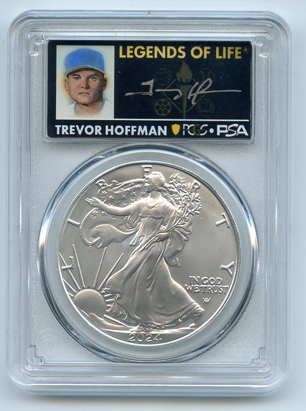 2024 Silver Eagle $1 PCGS MS70 - Stephanie Sabin Signed