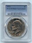 1974 $1 Ike Eisenhower Dollar PCGS Brilliant Uncirculated BU