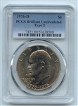 1976 D $1 Ike Eisenhower Dollar PCGS Brilliant Uncirculated BU