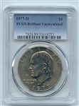 1977 D $1 Ike Eisenhower Dollar PCGS Brilliant Uncirculated BU