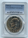 1978 D $1 Ike Eisenhower Dollar PCGS Brilliant Uncirculated BU