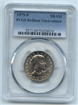 1979 $1 SBA Susan B Anthony Dollar PCGS Brilliant Uncirculated BU