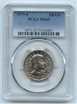 1979 $1 SBA Susan B Anthony Dollar PCGS MS65