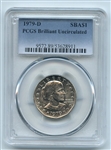 1979 D $1 SBA Susan B Anthony Dollar PCGS Brilliant Uncirculated BU