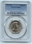 1979 D $1 SBA Susan B Anthony Dollar PCGS MS65