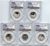 2019 S Clad National Parks Quarter Set PCGS PR69DCAM