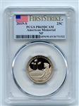 2019 S 25C Clad American Memorial Quarter PCGS PR69DCAM First Strike