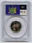 2001 S 25C Clad New York Quarter PCGS PR70DCAM