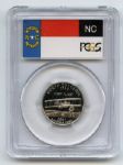 2001 S 25C Clad North Carolina Quarter PCGS PR70DCAM
