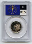 2002 S 25C Clad Indiana Quarter PCGS PR70DCAM