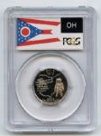 2002 S 25C Clad Ohio Quarter PCGS PR70DCAM