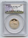 2011 S 25C Clad Glacier Quarter PCGS PR70DCAM