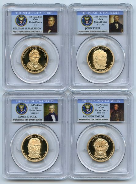 2009 S Presidential Dollar Set PCGS PR69DCAM